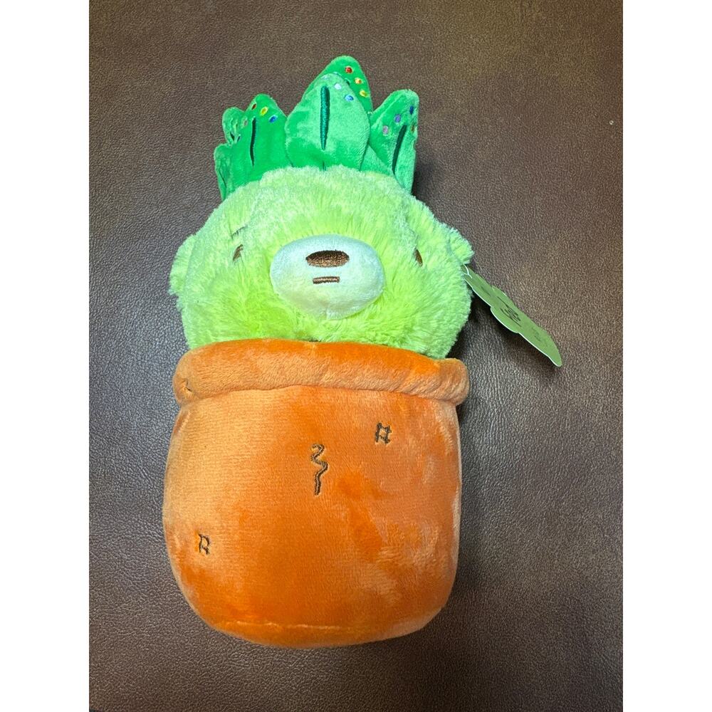 Moriah Elizabeth Fred Plush Plant Bear in Pot Green Succulent Character Toy NWT - Picture 10 of 12